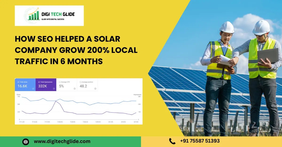 How SEO Helped a Solar Company Grow 200% Local Traffic in 6 Months