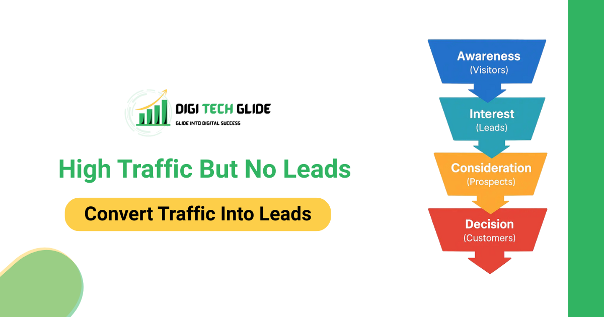 High Traffic But No Leads? Here’s How to Convert Visitors into Customers