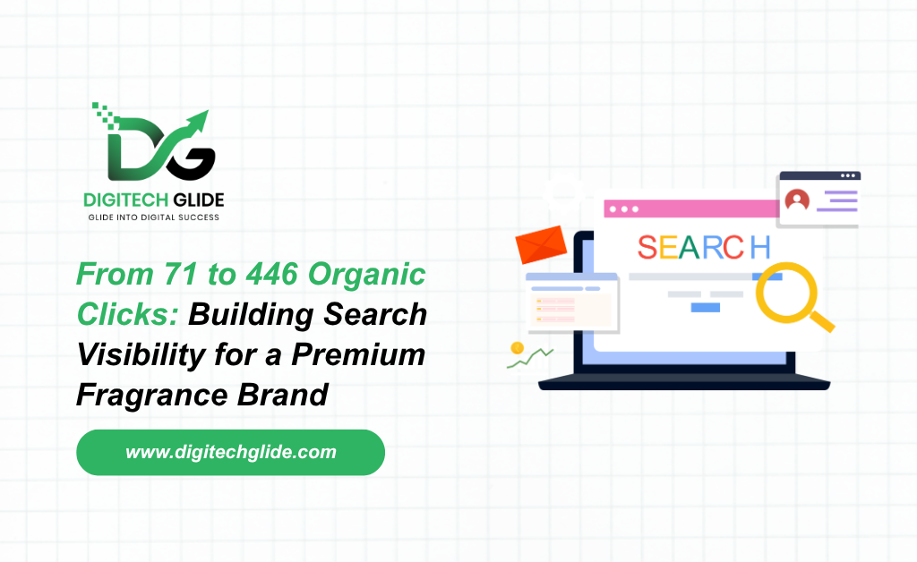 From 71 to 446 Organic Clicks: Building Search Visibility for a Premium Fragrance Brand